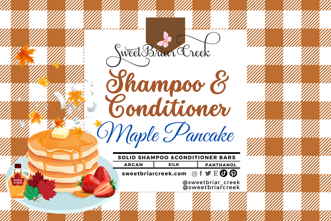 Maple Pancake Shampoo & Conditioner Bars
