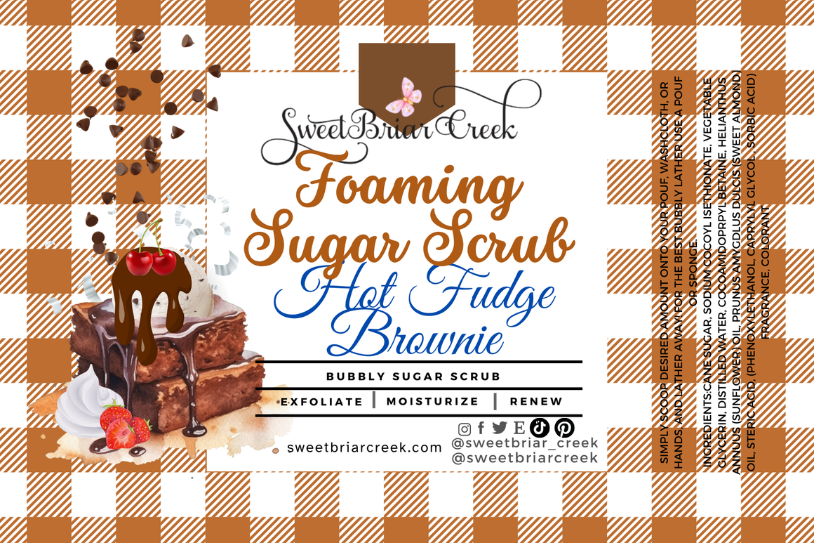 Hot Fudge Brownie Whipped Sugar Scrub