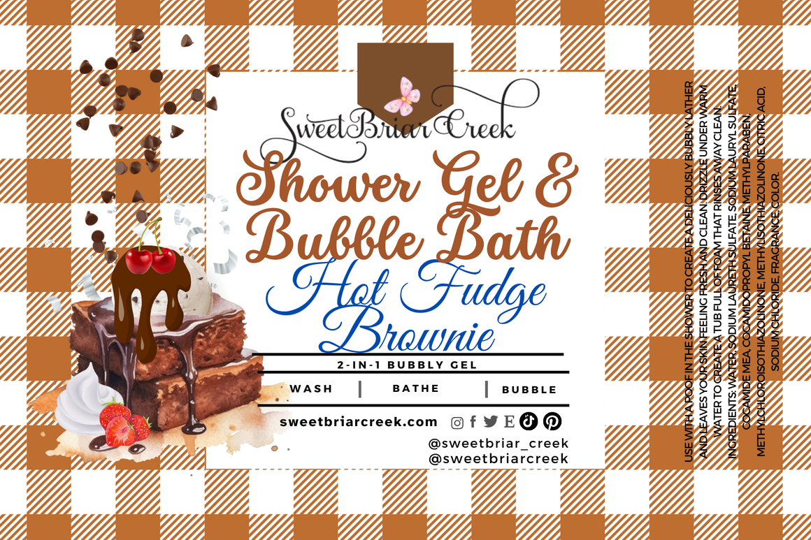 Hot Fudge Brownies Body Wash + Bubble Bath