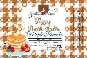 Maple Pancakes  Fizzy Bath Salt Soak