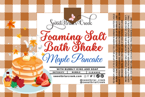 Maple Pancake Foaming Salt Bath Shake