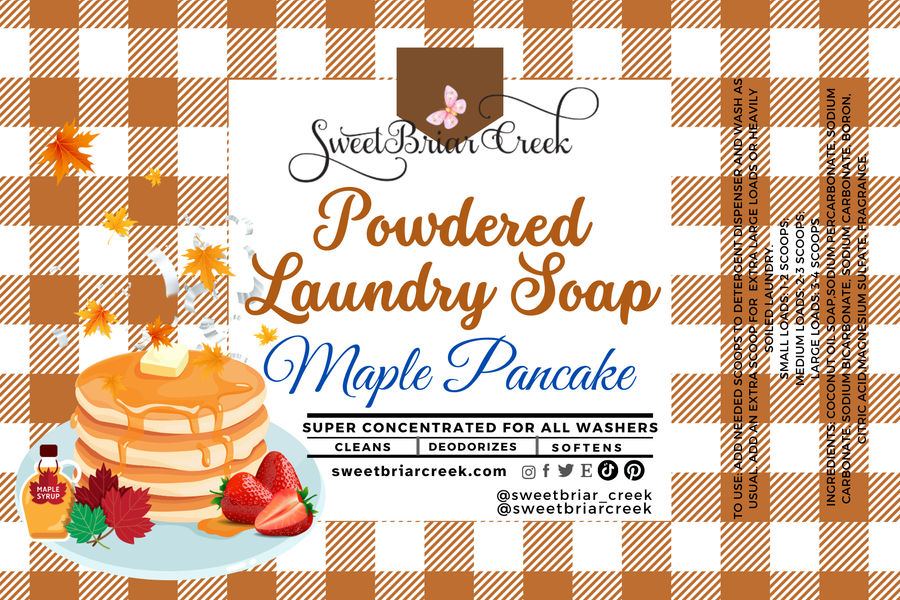 Maple Pancakes Powdered Laundry Soap