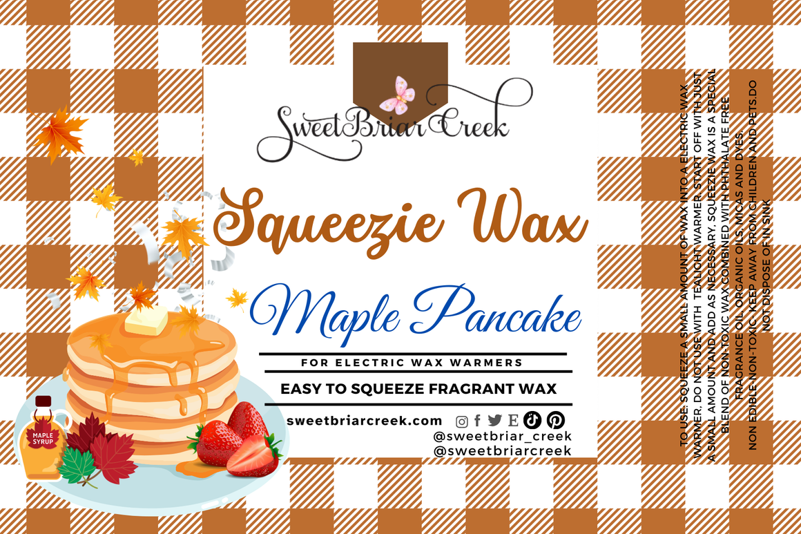 Maple Pancakes Squeezie Wax + Scoopable melts for Waxwarmer