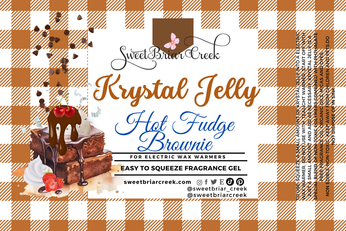 Hot Fudge Brownies Krystal Jelly Squeeze for wax warmers