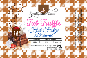 Hot Fudge Brownies Bath Butter Tub Truffles