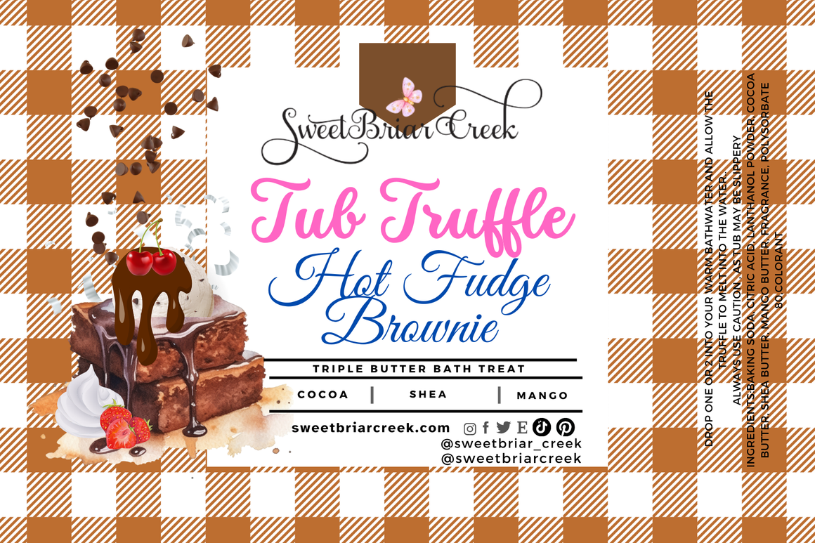 Hot Fudge Brownies Bath Butter Tub Truffles
