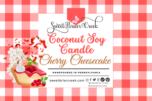Cherry Cheesecake Coconut Soy Candle