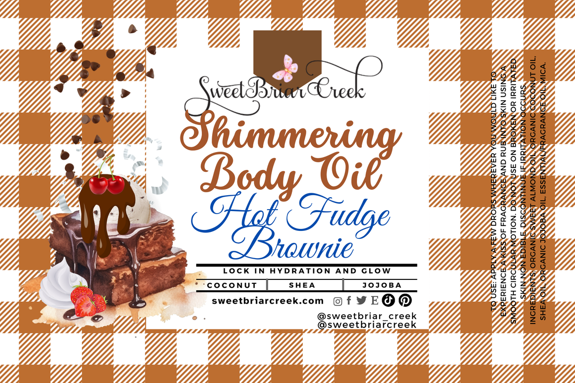 Hot Fudge Brownie Shimmering Body Oil