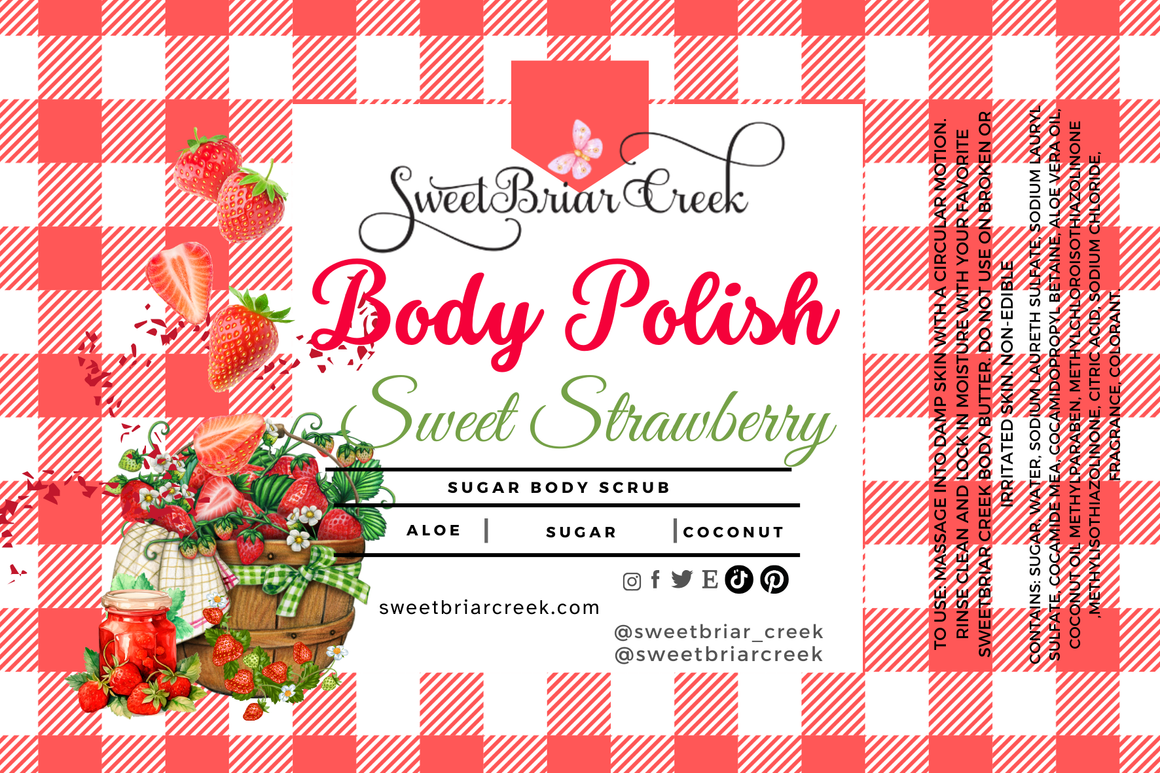Sweet Strawberry Body Polish