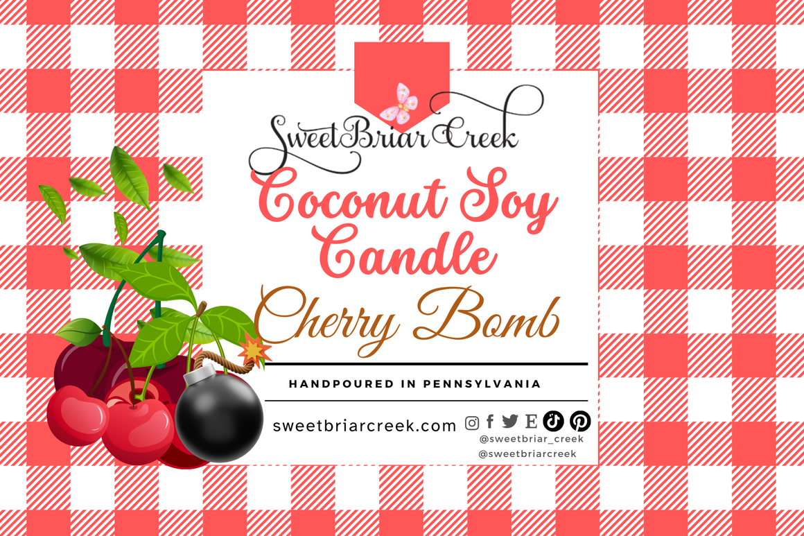 Cherry Bomb Coconut Soy Candle