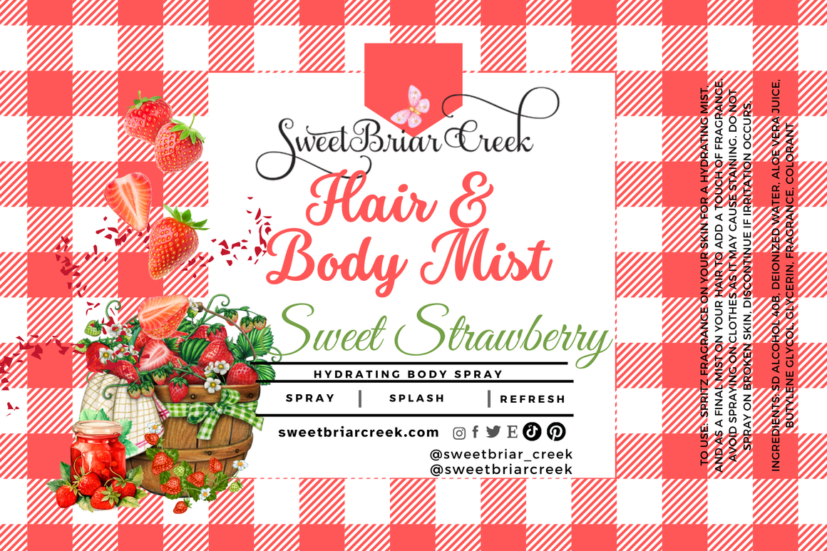 Sweet Strawberry Hair & Body Mist