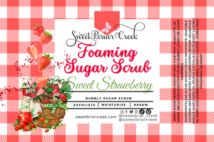 Sweet Strawberry Whipped Sugar Scrub