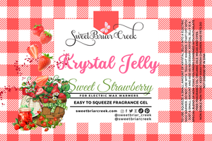 Sweet Strawberry Krystal Jelly Squeeze for wax warmers.