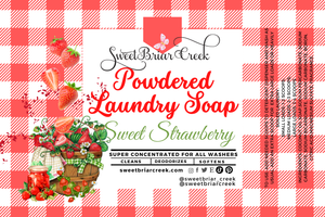 Sweet Strawberry Powdered Laundry Soap
