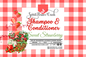 Sweet Strawberry Shampoo & Conditioner Bars