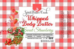 Sweet Strawberry Whipped Body Butter