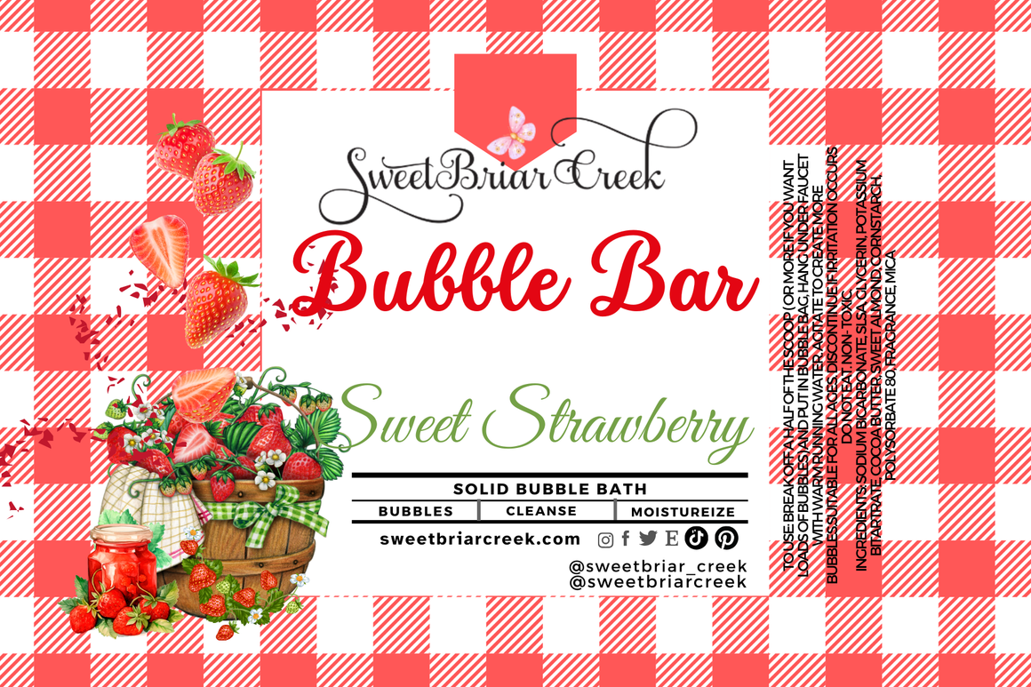 Sweet Strawberry Bubble Scoop