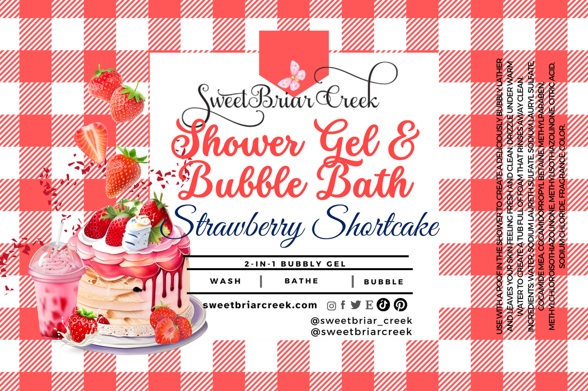 Strawberry Shortcake Body Wash + Bubble Bath