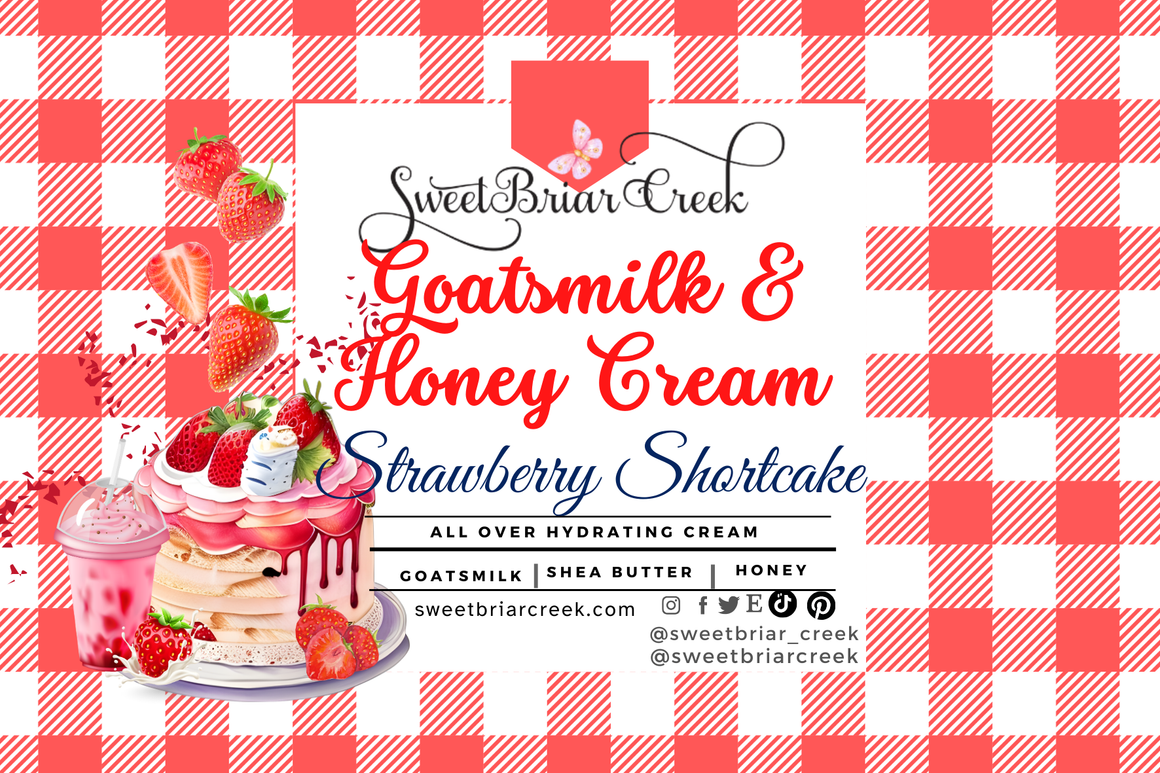 Strawberry Shortcake Goat Milk & Honey Body Creme