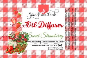 Sweet Strawberry Hanging Car Diffuser & Refills