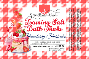 Strawberry Shortcake Foaming Salt Bath Shake