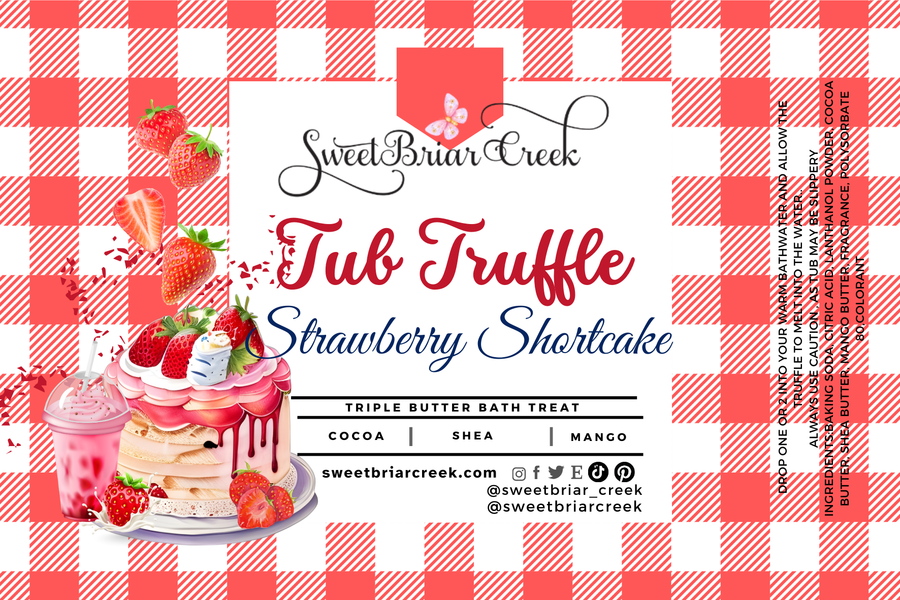 Strawberry Shortcake Bath Butter Tub Truffles