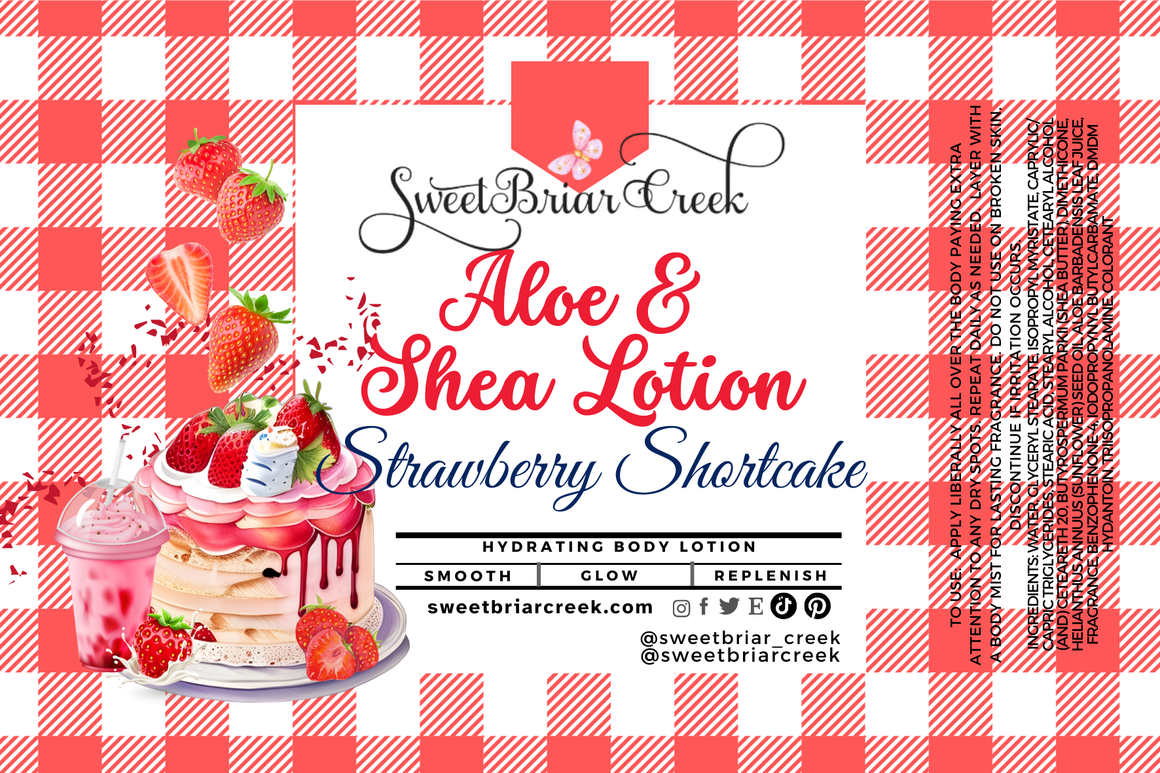 Strawberry Shortcake Shea & Aloe Body Lotion