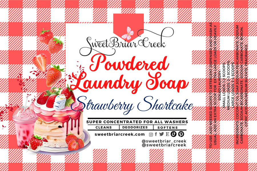 Strawberry Shortcake Powdered Laundry Soap