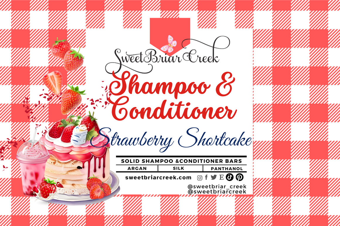 Strawberry Shortcake Shampoo & Conditioner Bars