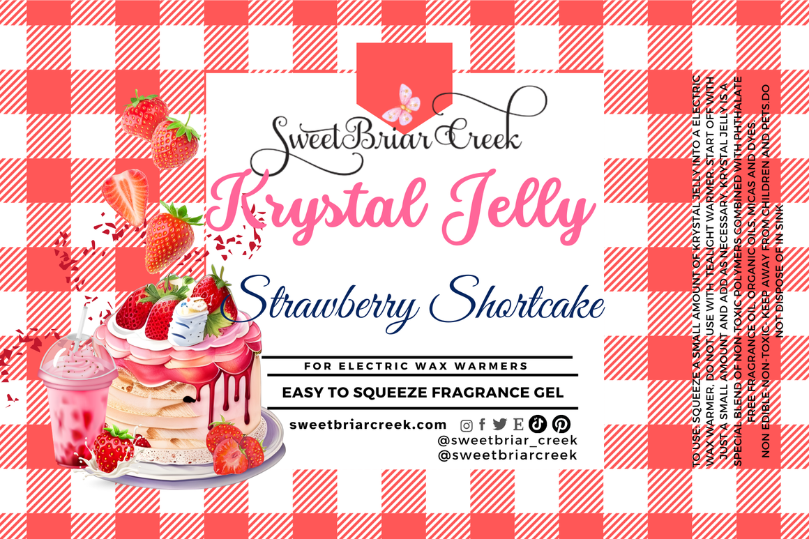 Strawberry Shortcake Krystal Jelly Squeeze for wax warmers.