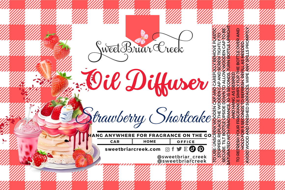 Strawberry Shortcake Hanging Car Diffuser & Refills