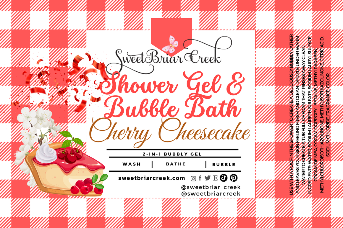 Cherry Cheesecake Body Wash + Bubble Bath