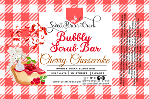 Cherry Cheesecake Bubbly Scrub Body Bars