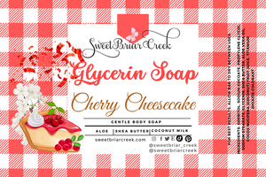 Cherry Cheesecake Glycerin Soap Bar