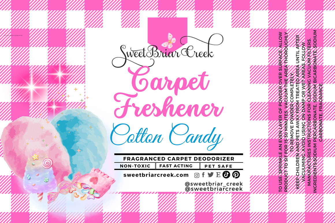 Cotton Candy Carpet Freshener Powder