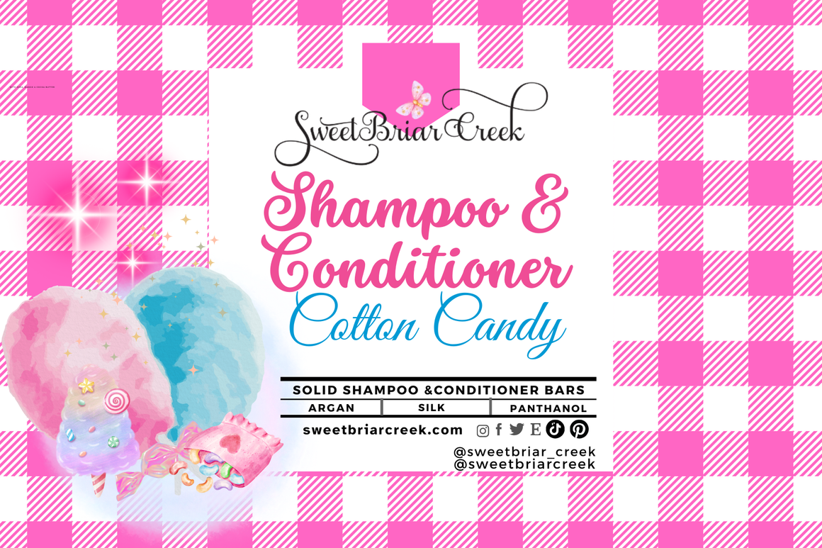 Cotton Candy  Shampoo & Conditioner Bars
