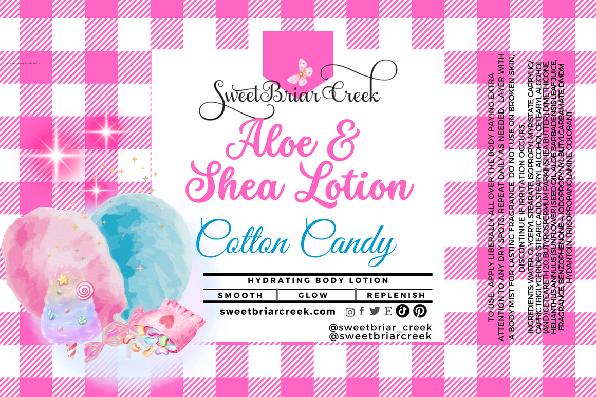 Cotton Candy Shea & Aloe Body Lotion