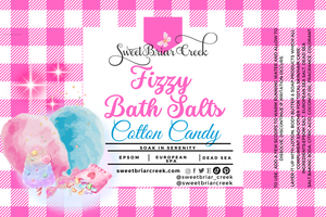 Cotton Candy Fizzy Bath Salt Soak