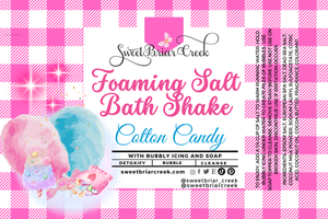 Cotton Candy Foaming Salt Bath Shake