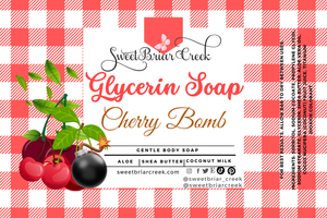 Cherry Bomb Glycerin Soap Bar