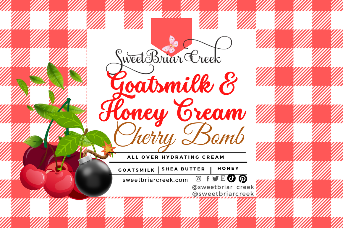 Cherry Bomb Goat Milk & Honey Body Creme
