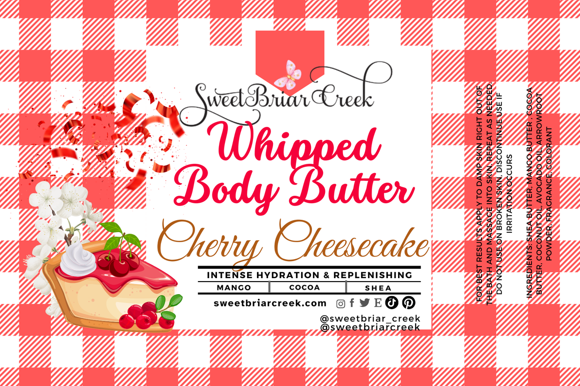 Cherry Cheesecake Whipped Body Butter