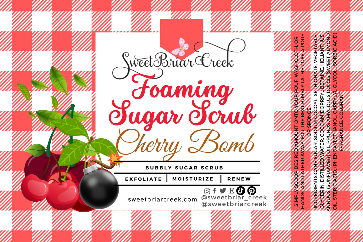 Cherry Bomb Whipped Sugar Scrub