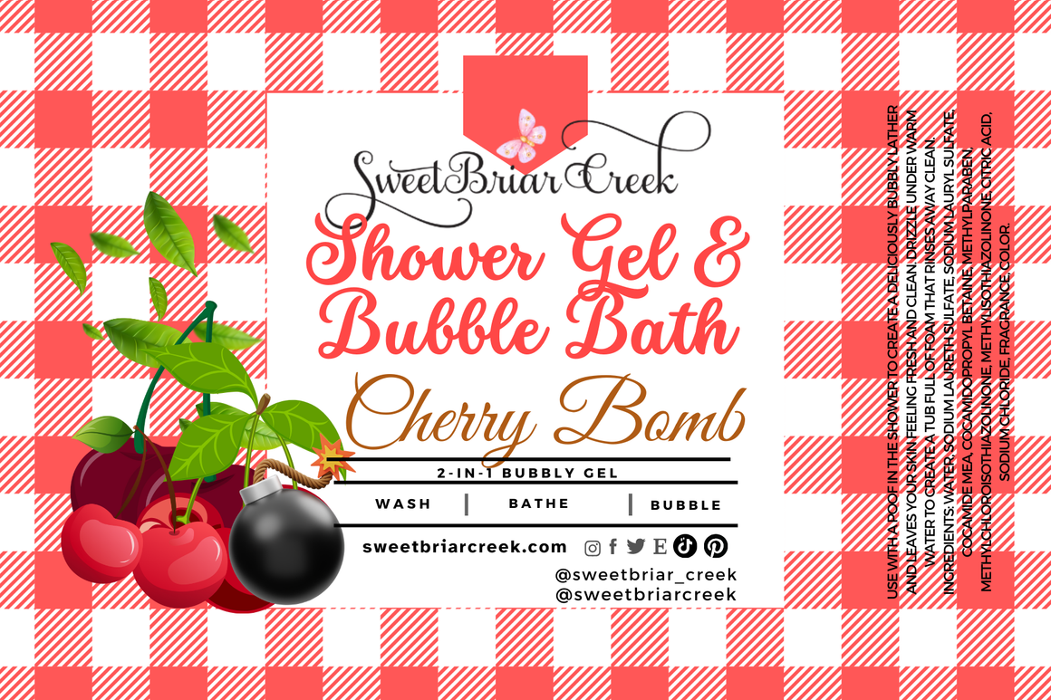 Cherry Bomb Body Wash + Bubble Bath