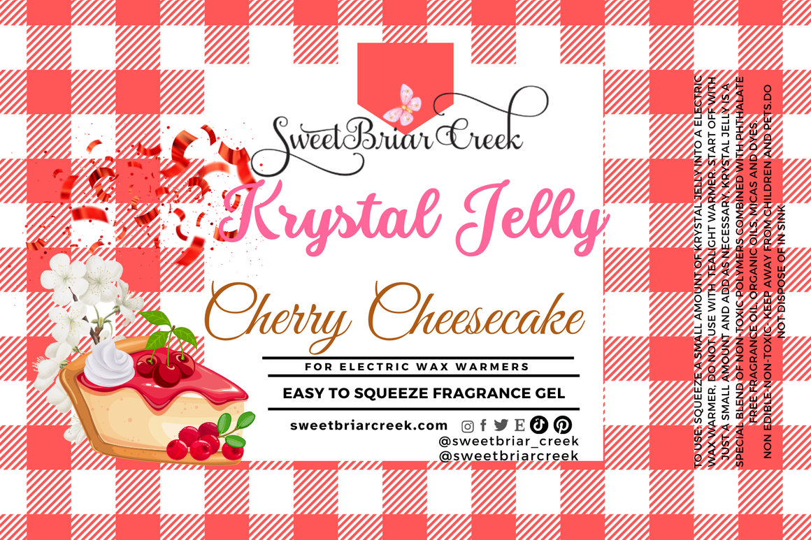 Cherry Cheesecake Krystal Jelly Squeeze for wax warmers