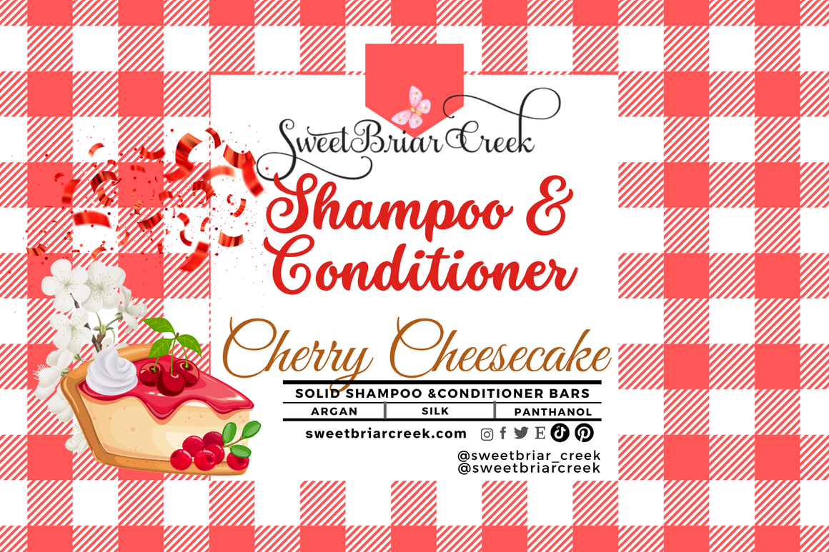 Cherry Cheesecake Shampoo & Conditioner Bars