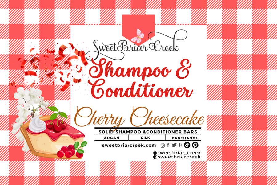 Cherry Cheesecake Shampoo & Conditioner Bars