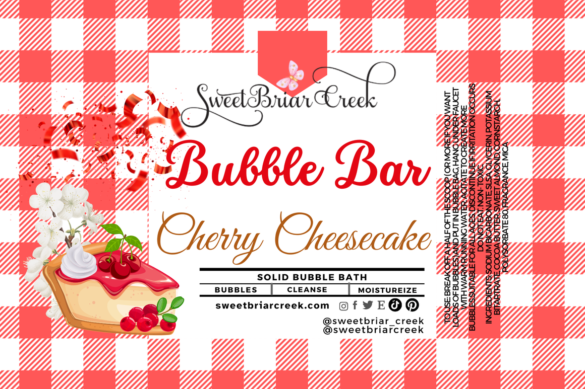 Cherry Cheesecake Bubble Scoop