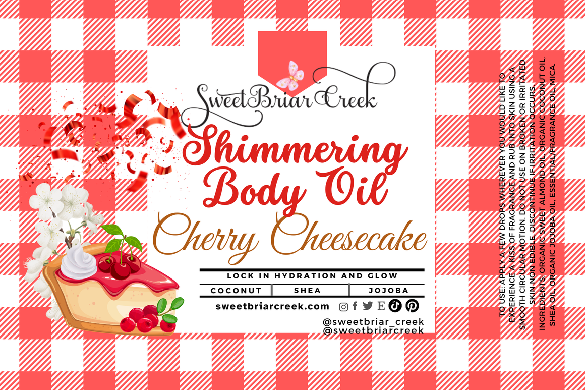 Cherry Cheesecake Shimmering Body Oil