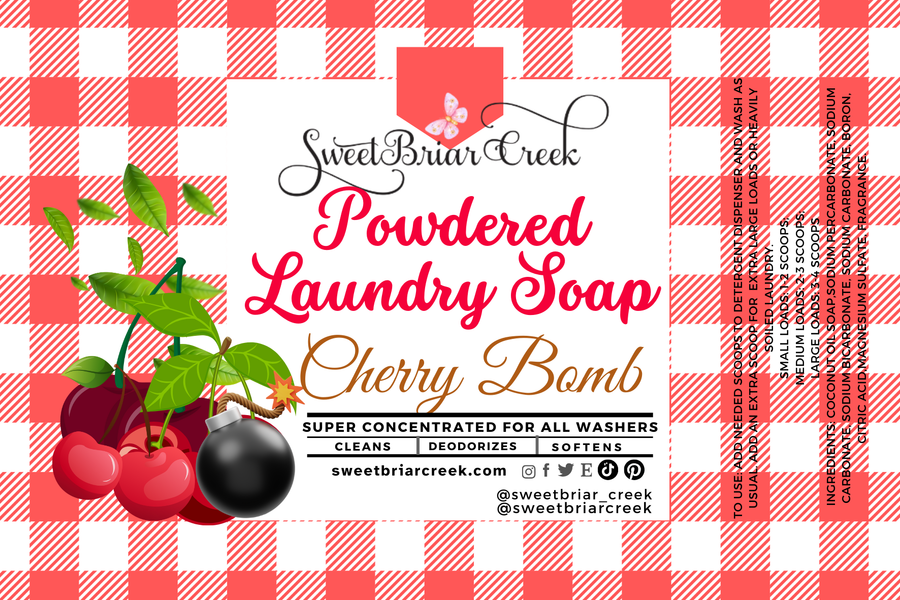 Cherry Bomb Powdered Laundry Soap